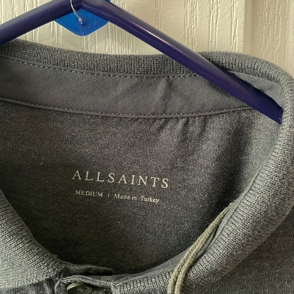 ALL SAINTS SS POLO SHIRT. - Picture 2 of 3